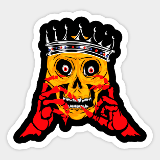 Kneel to the king Sticker